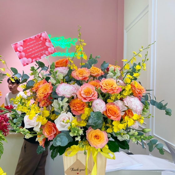 Giỏ Hoa Chúc Mừng MCT 29