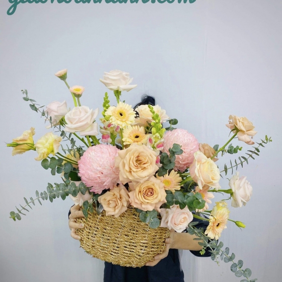 Giỏ Hoa Chúc Mừng MCT 811